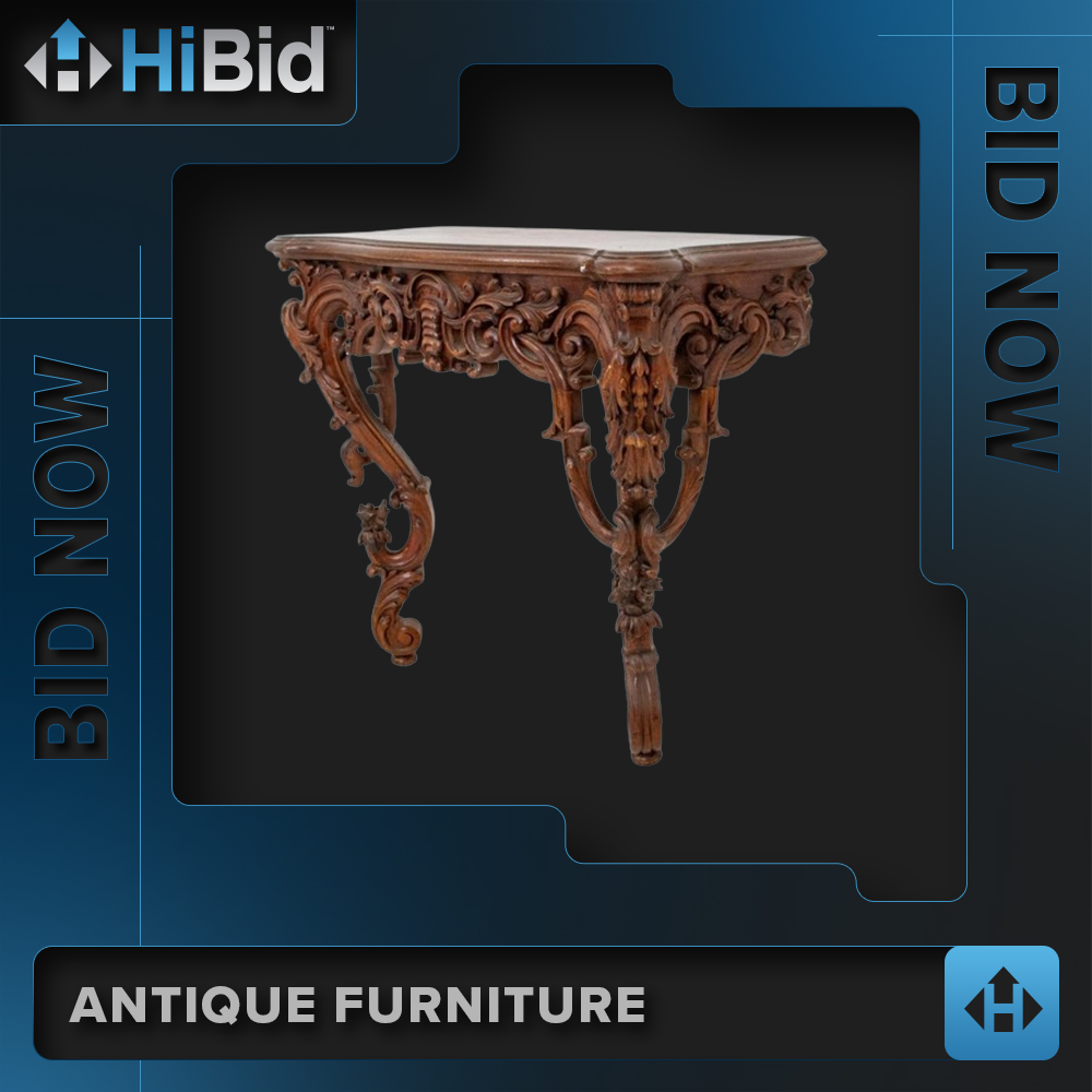 Antique Furniture Auctions on HiBid