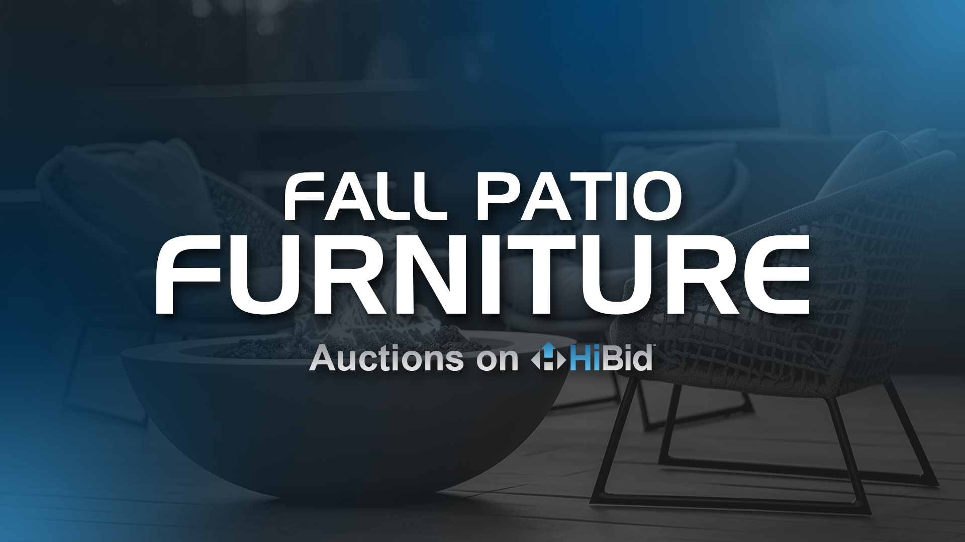 Find Great Deals on Fall Patio Furniture Auctions with HiBid